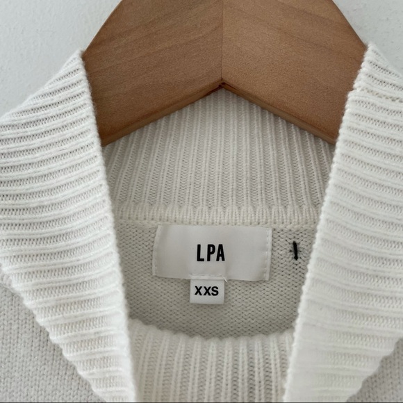LPA Teza Sweater in Cream Polka Dot - Picture 9 of 12